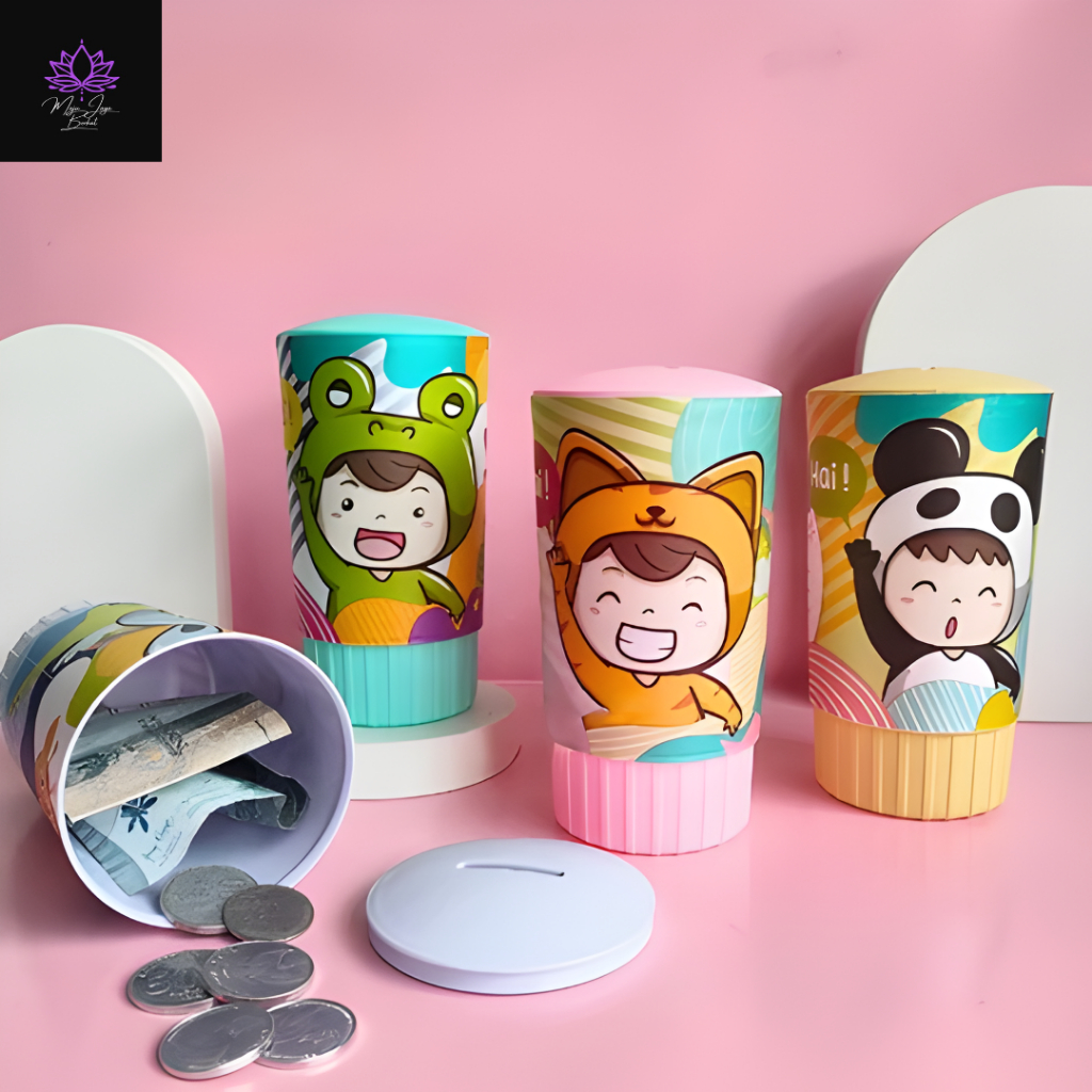 12 Pcs celengan anak / Celengan delano / Celengan biggy / Celengan anak / Souvenir Ulang tahun / Sou