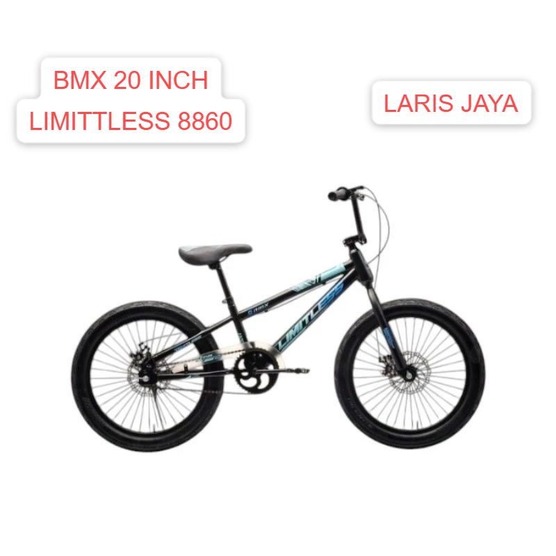BONUS JALU Sepeda bmx ukuran 20 atlantis ban jumbo bmx 20  LIMITLESS ban besar 3.0 terbaru