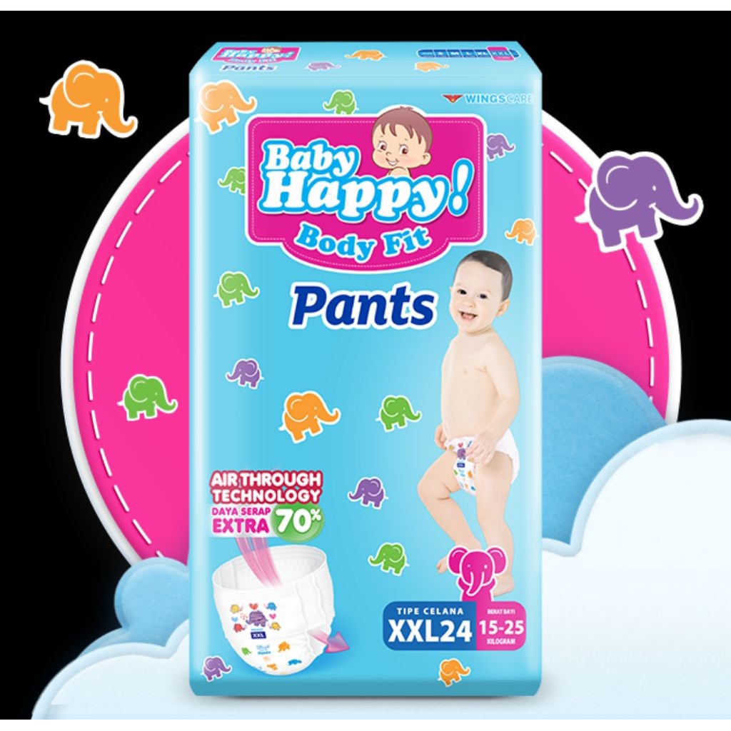 Pampers Baby Happy xxl isi 24