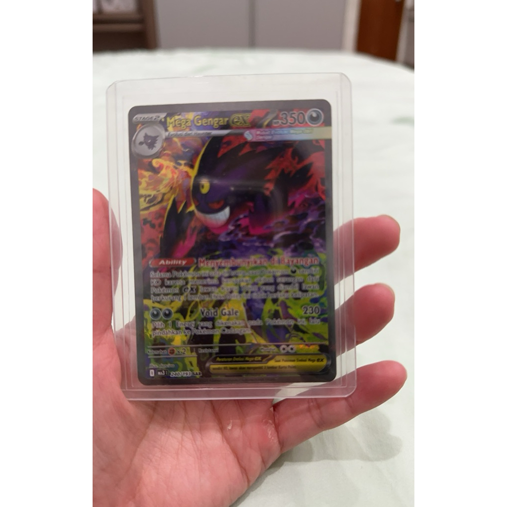 Gengar SAR ex mega impian kartu pokemon ORI