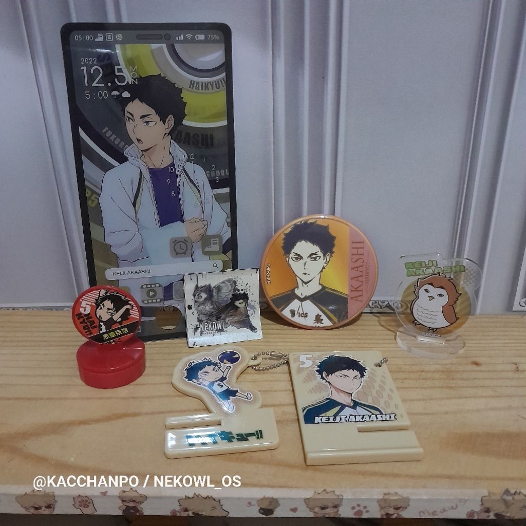 AAB Akaashi Keiji Haikyu Official Merchandise Anime HQ TC TCG Smwrtphone Pin Can badge Acrylic Stand