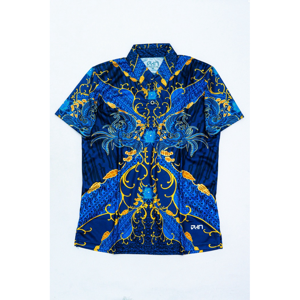 Kaos Jersey Baju Olahraga Badminton RKN Sublime Batik