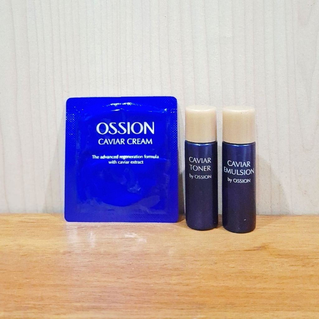 Jutanhak Ossion Caviar Set (Toner, Lotion, Cream) Skin Care Korea Set - Sample sachet