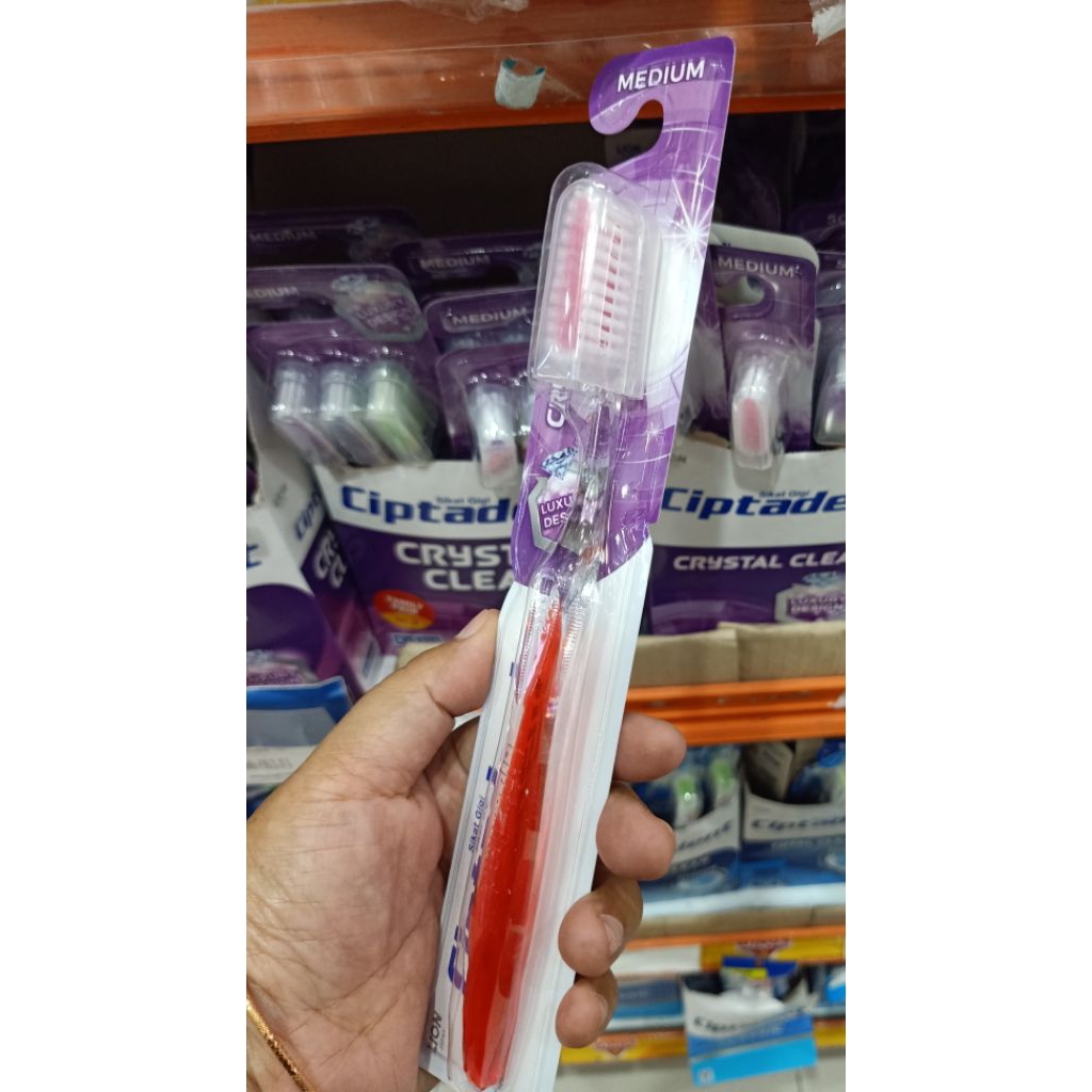 sikat gigi ciptadent medium 1 pcs