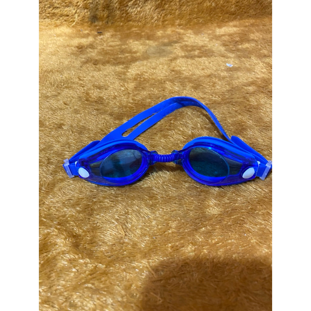 NEW Kaca Mata Renang Anak-anak / Dewasa Biru Tali Karet