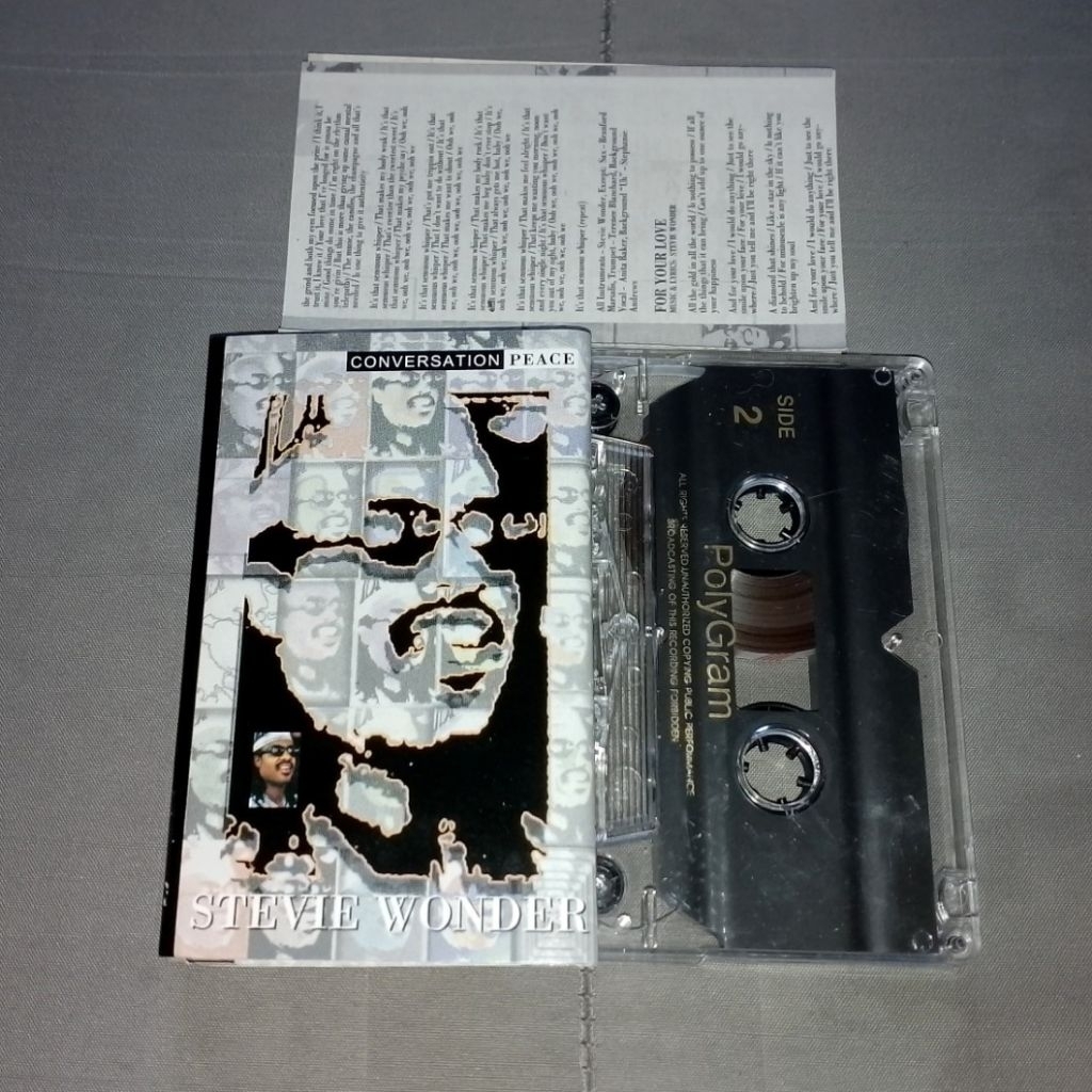 kaset pita:Stevie Wonder- Conversation peace