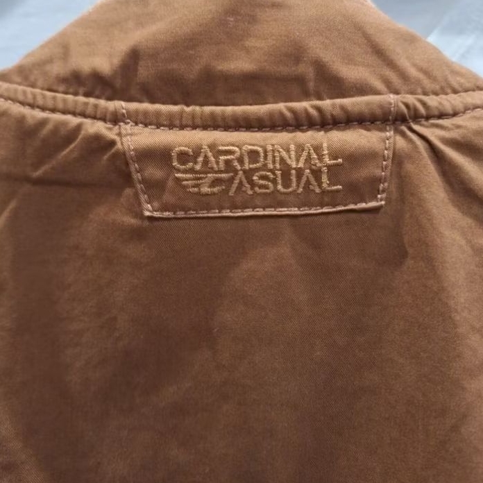 CARDINAL CASUAL jaket bomber pria premium 006 coklat