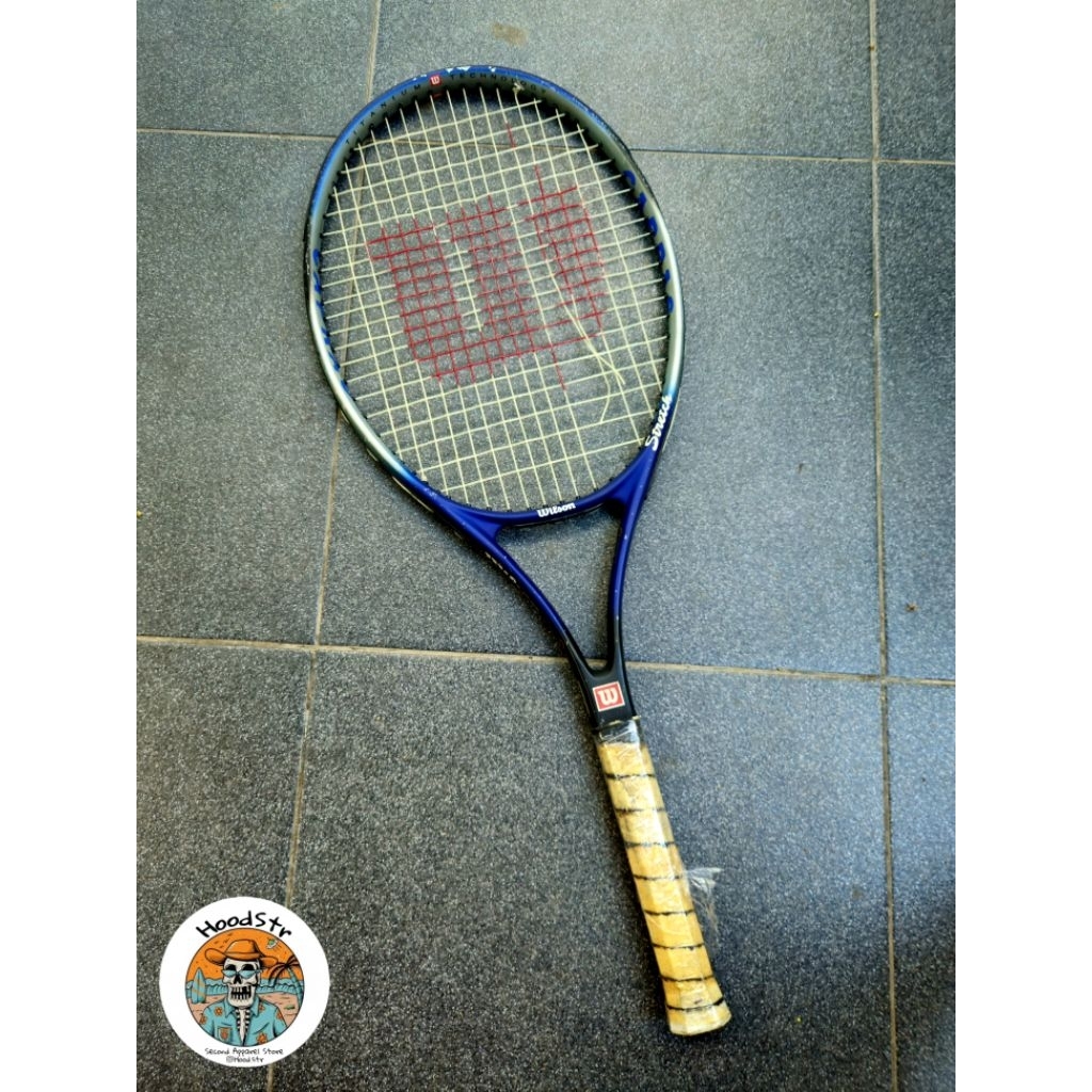 Raket Tenis Wilson Capras Titanium Alloy Stretch — Bekas Original