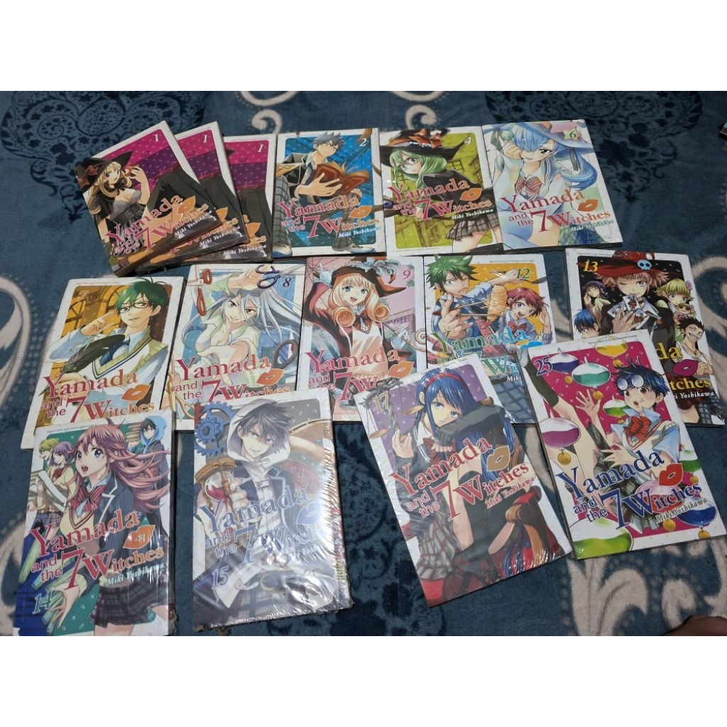 Komik Yamada and the 7 witches vol 1,2,4,6,7,8,9,12,13,14,15,17,25,28
