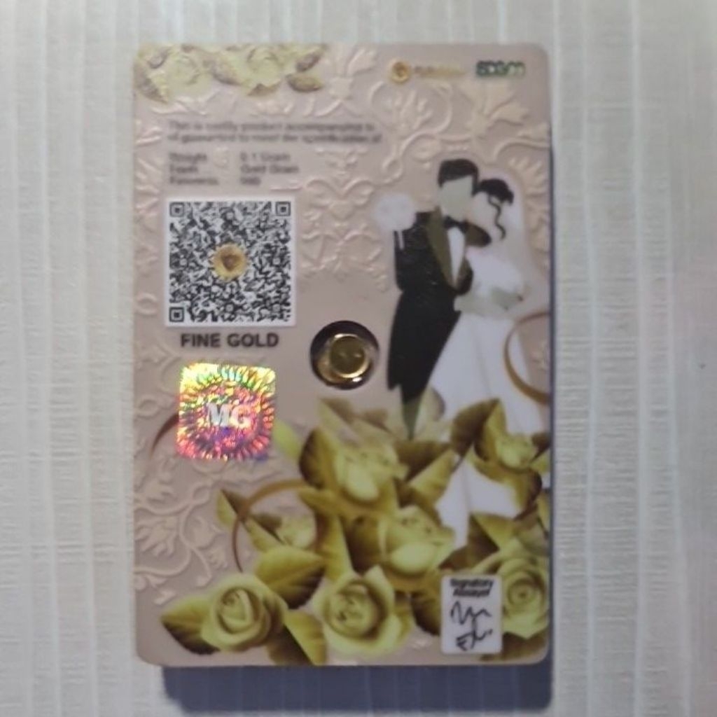 Lm Mini Gold Series Happy Wedding 0.1 gr