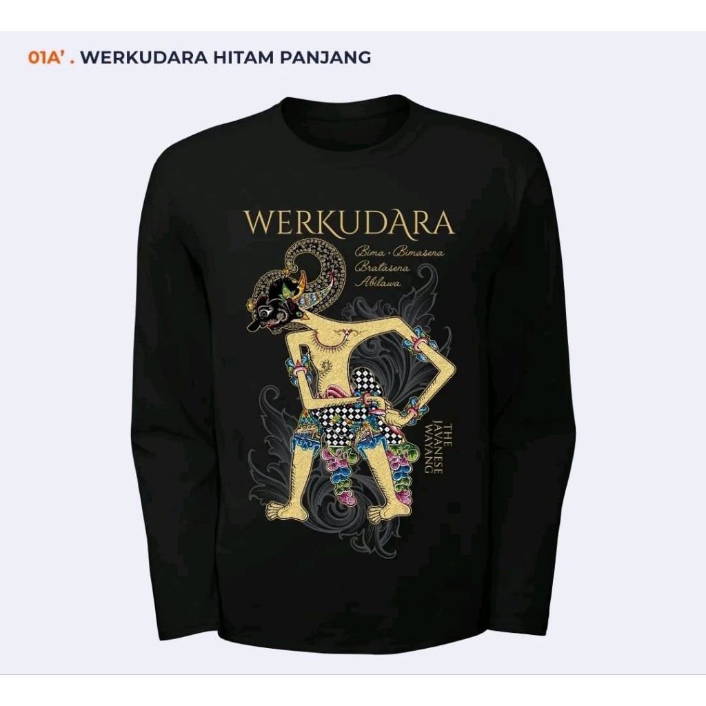 KAOS LENGAN PANJANG WAYANG WERKUDARA