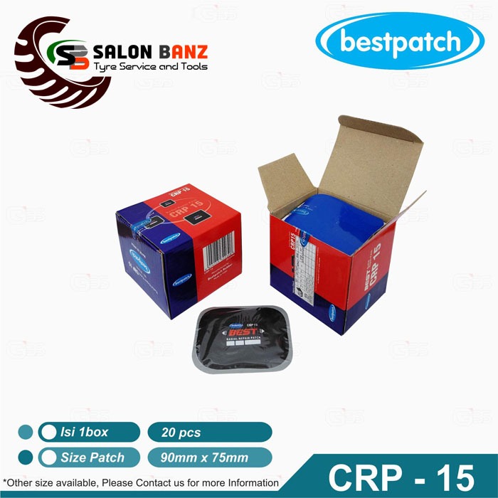 Bestpatch CRP 15 Karet Tambal Ban Tip top / Bestpatch Karet Tambal Ban Luar
