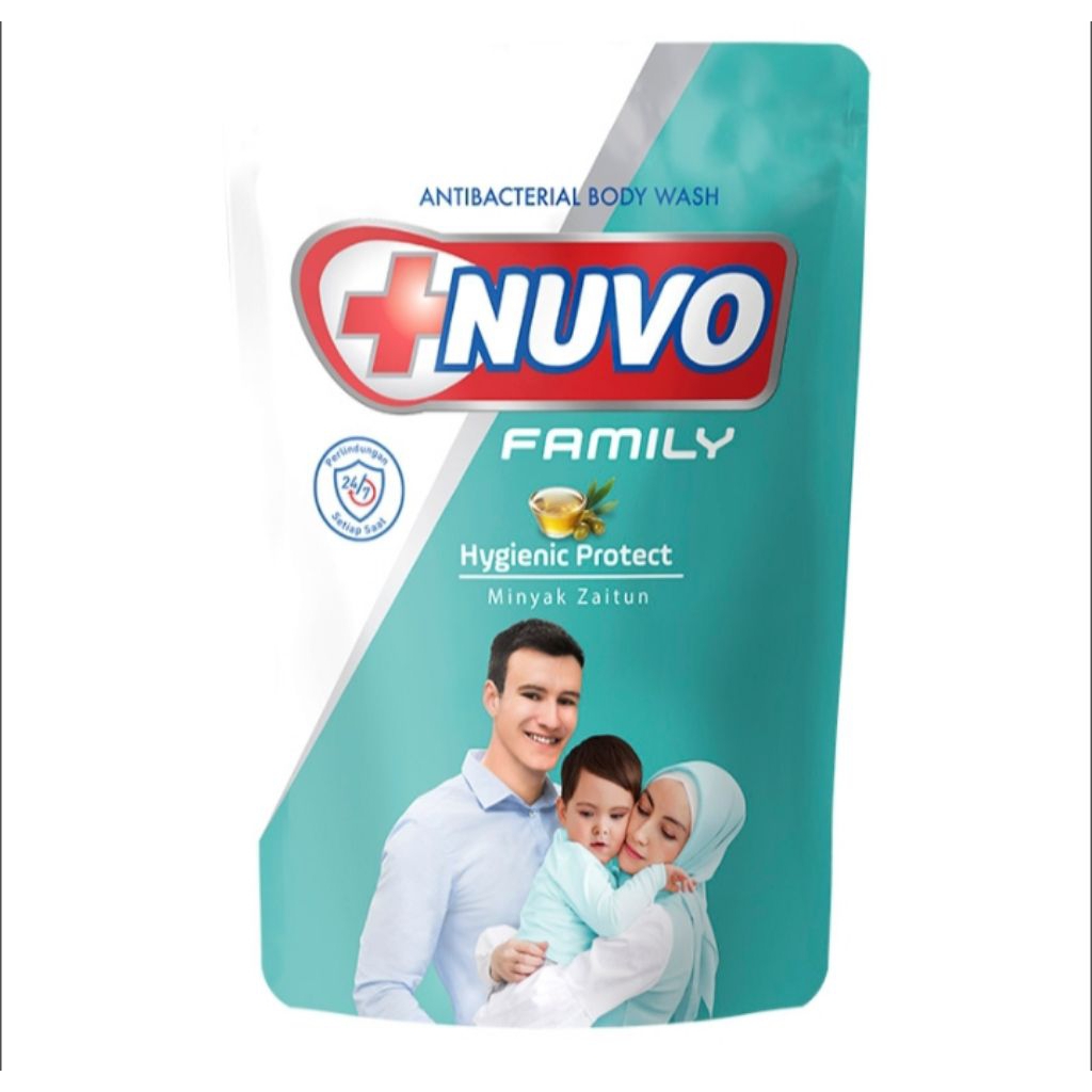 Nuvo sakinah minyak zaitun body wash Nuvo sabun mandi cair minyak zaitun 400 ml