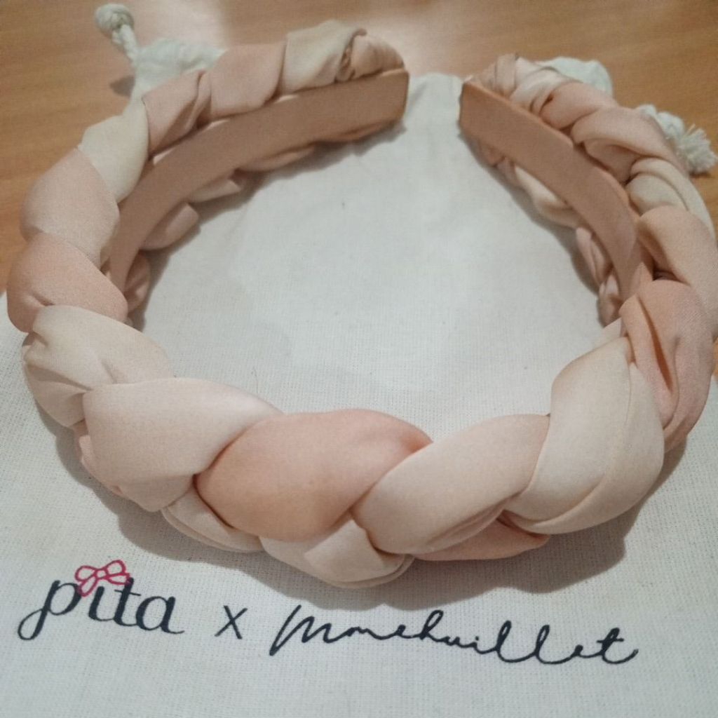bando kepang peach handmadepita x mmehuillet