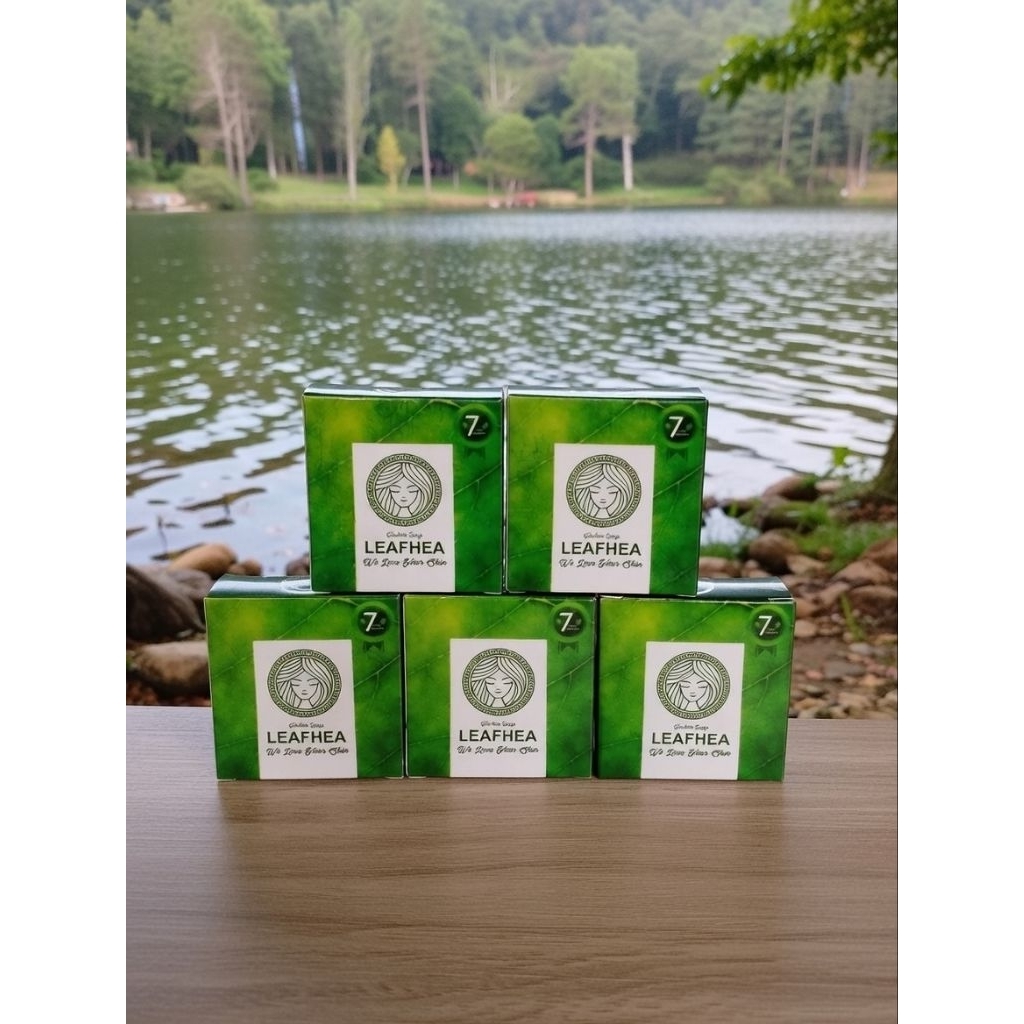 sabun leafea 100% original - Mencerahkan, Melembabkan, Mengecilkan Pori, hilangkan jerawat, komedo, 