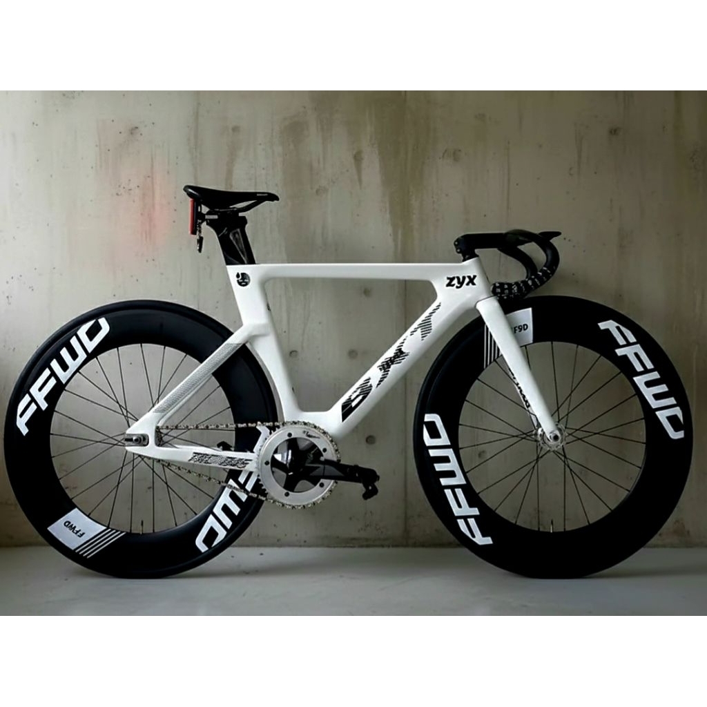 Fixie bxt carbon / bxt ori dengan rims 88mm siap pakai / Fixie BXT