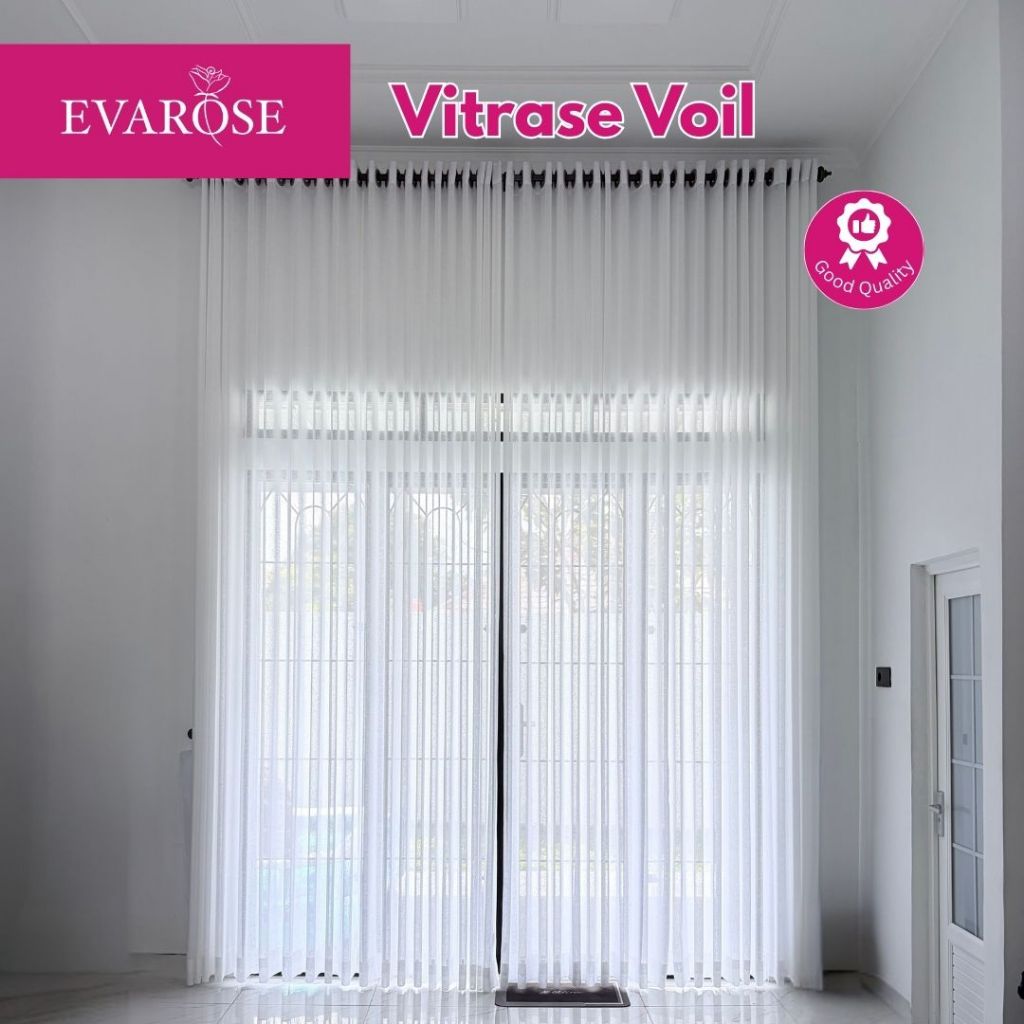 EVAROSE -  [PRE ORDER] VITRASE VOIL UKURAN