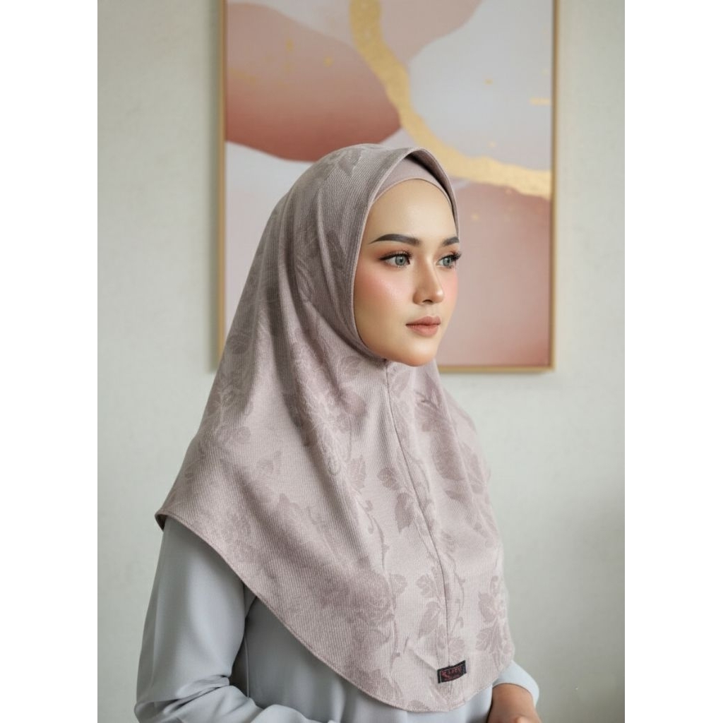 Khimar Syari Non-Pet Motif Embos – Rizky Collections