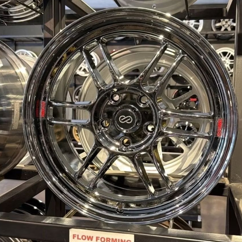 velg racing ring 17 ENKEI RPF1 BLACK CROME R17 velg mobil hrv terios rush xpander crv brv xl7 ertiga