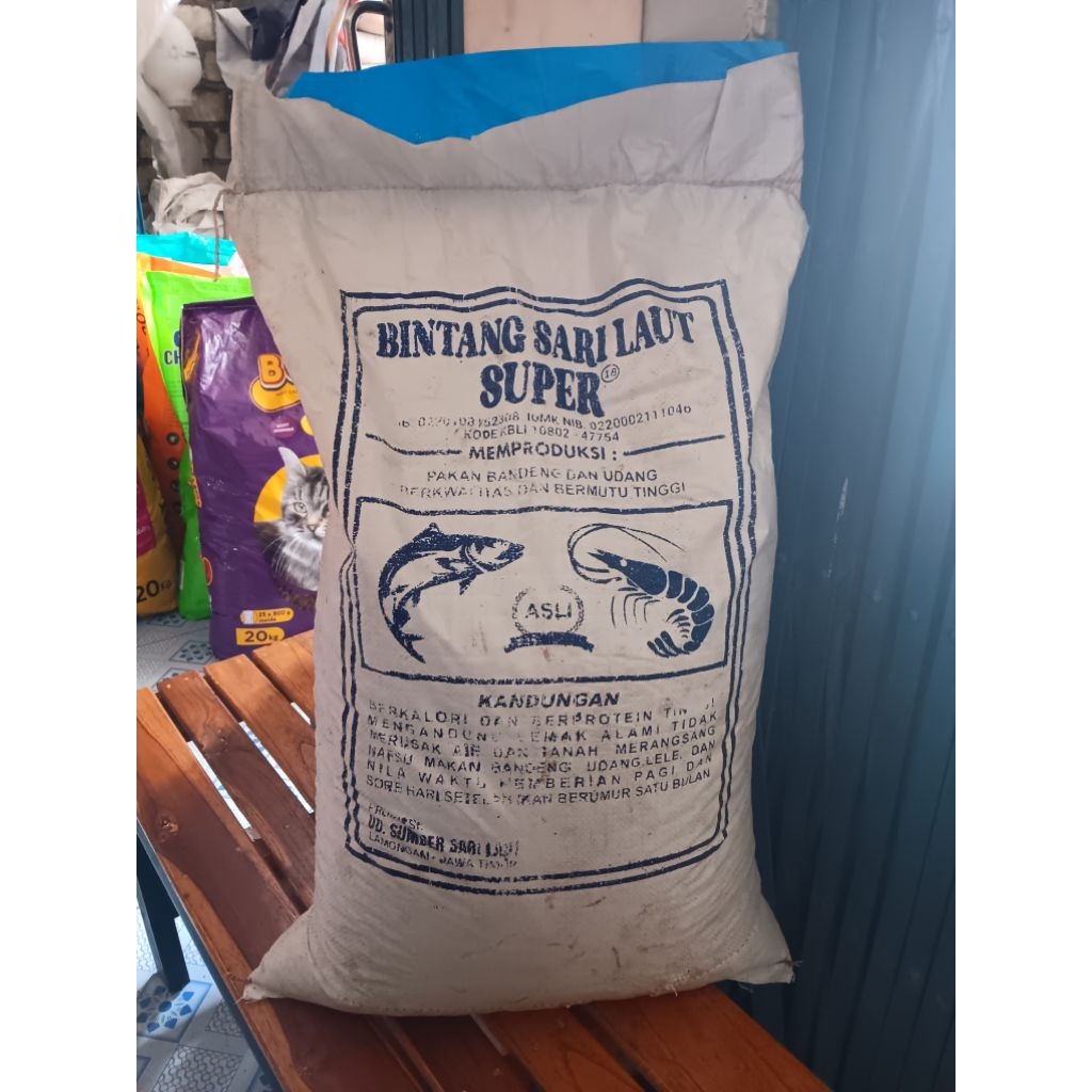 Pakan udang TENGGELAM SARI LAUT