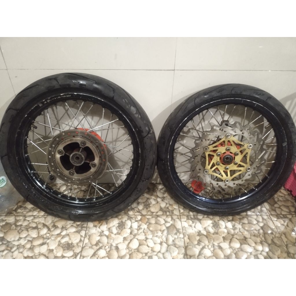 Velg jari-jari TK racing pnp Tiger Revo siap pake