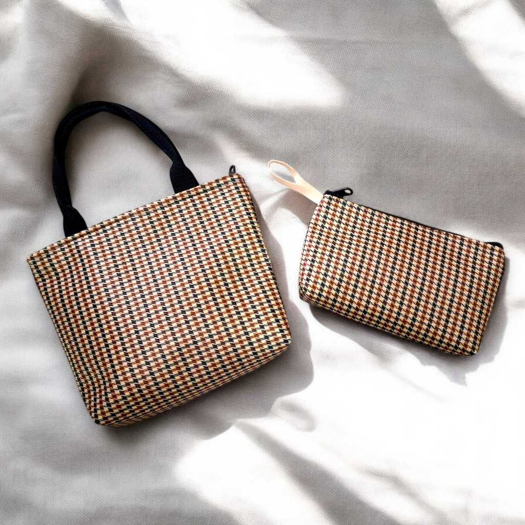 Tas Set Dompet - Tas Satu Set Dompet Wanita - Tas Dompet Pouch - Hand Bag Wanita Pouch