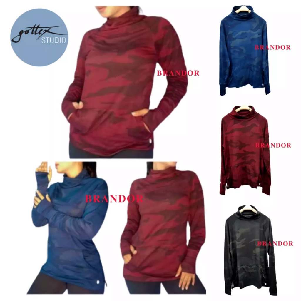 Brandor - Active Long Sleeve Mock Neck by Gottex ( gtts60 )