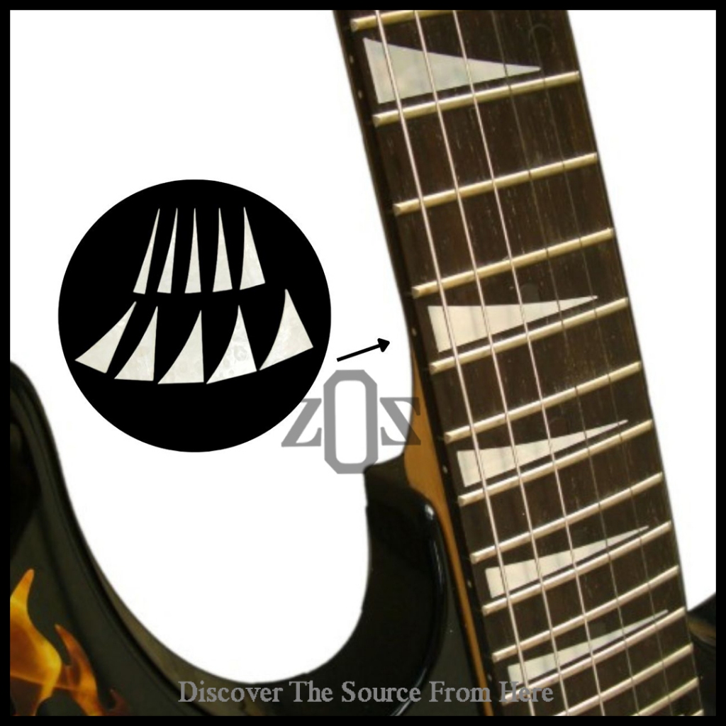 Inlay Marker Fretboard Fingerboard Gitar Triangle Pearl