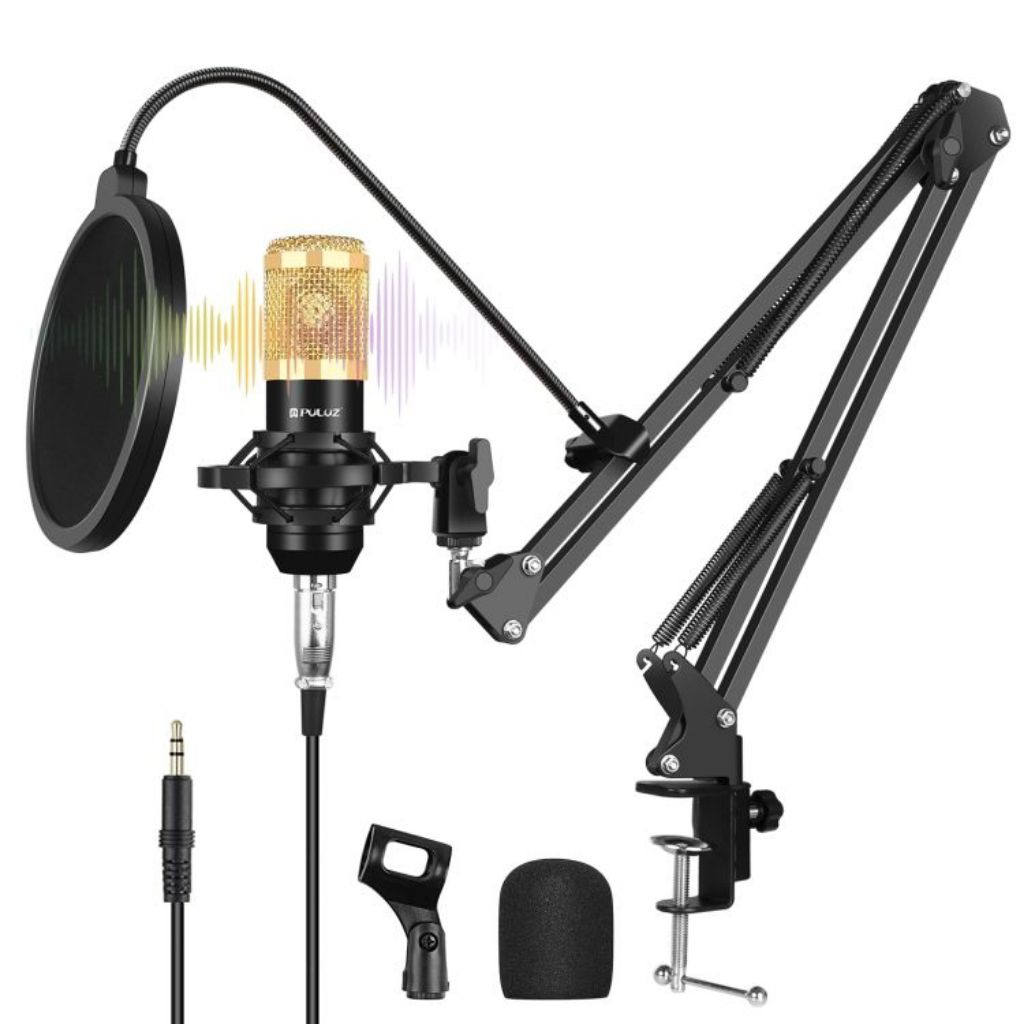 Condenser Microphone, Lengkap Mikrofon menyanyi profesional youtuber(second)