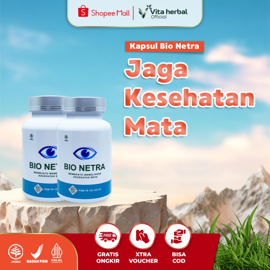 Bio Netra Obat Herbal Mata Membantu Memelihara Kesehatan Mata