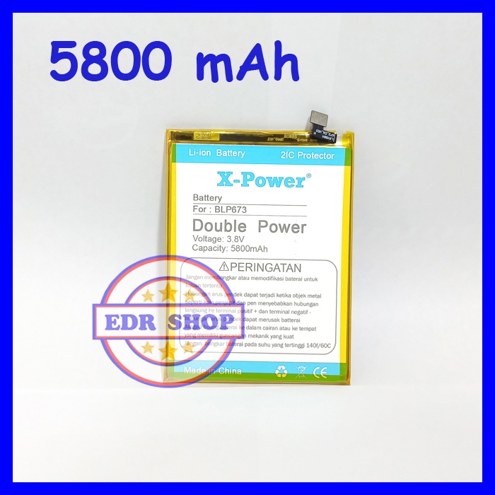 Batre Oppo A31 CPH2015 Double Power BLP673 Batu Baterai Battery Tanam