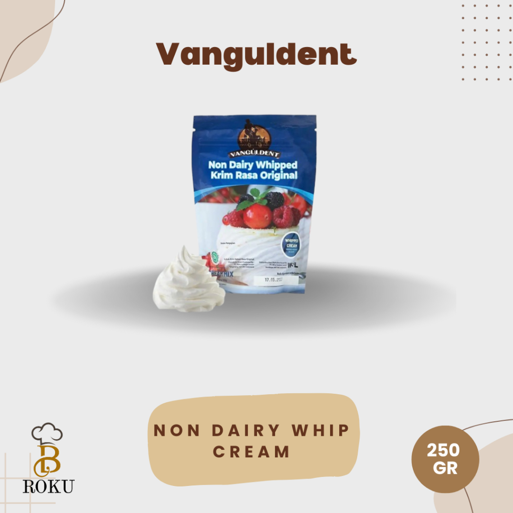 Vanguldent Non Dairy Whip Cream 250 Gr