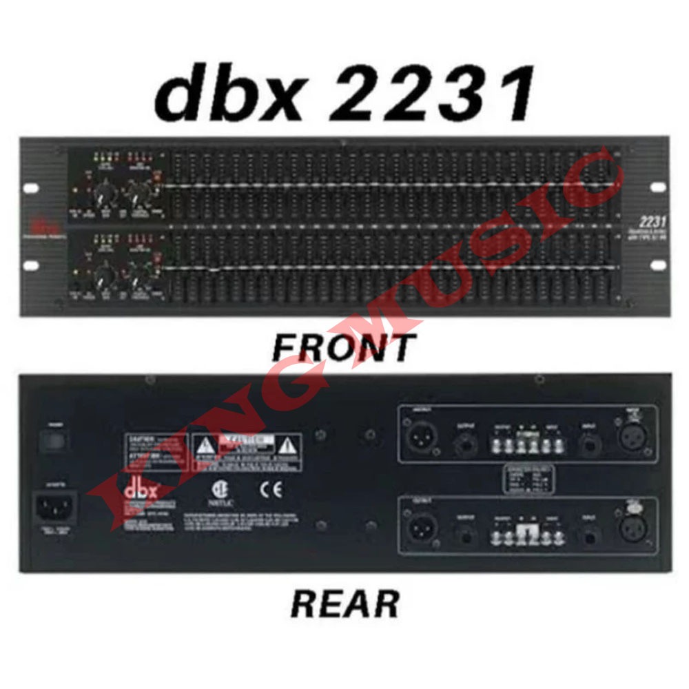 Equalizer dbx2231 grade A dbx 2231/ dbx-2231