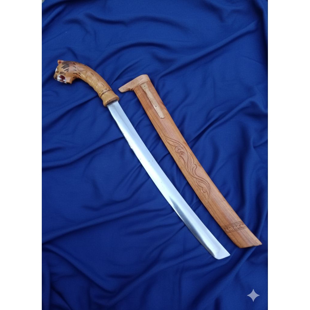 Golok Soren Macan Tanjung Siang 40cm - Baja Per Pilihan