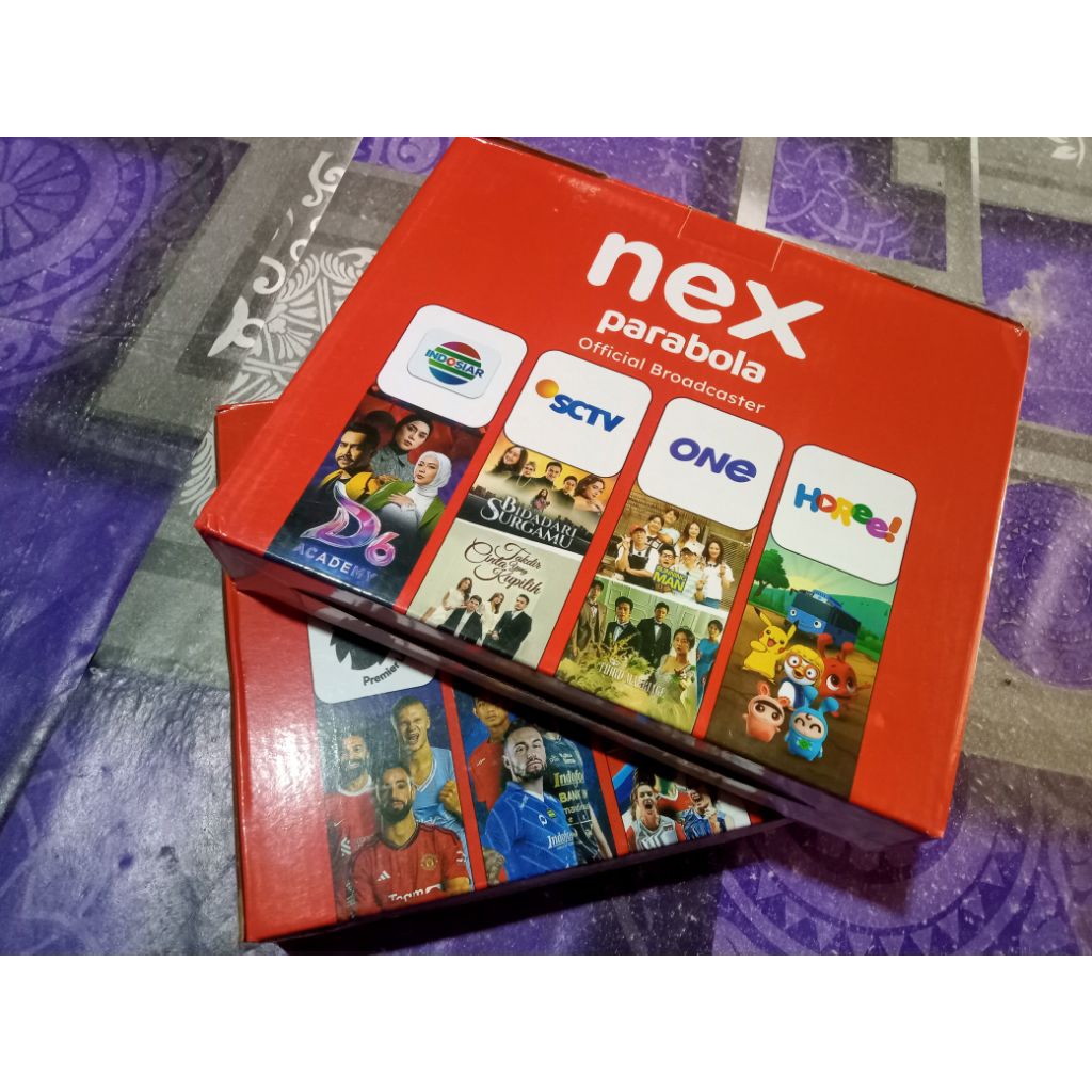 STB Digital Nex Parabola merah(Mesin Baru) Gratis Paket 1 tahun