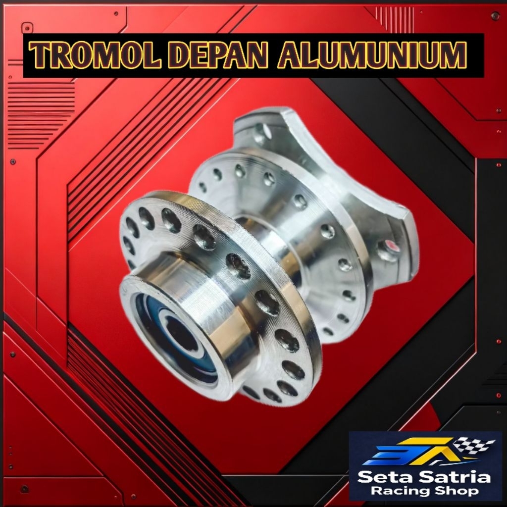 tromol depan trusty alumunium Jupiter Mio beat Vario fiz r Alfa Scoppy Vega Supra kph Yamaha Honda m