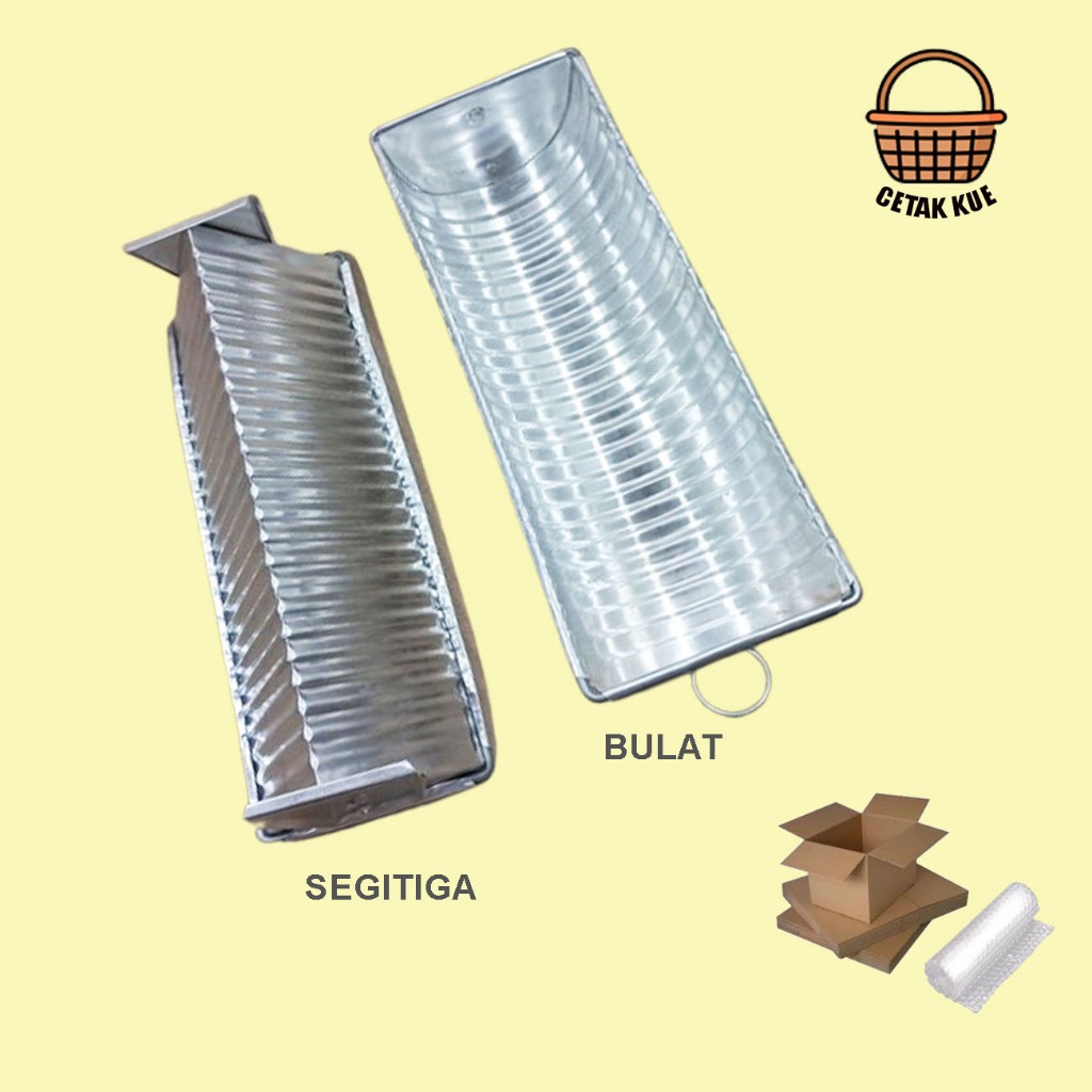 CETAKAN LOYANG PUDING BOLU SISIR SEMANGKA BENTUK SEGITIGA DAN 1/2 BUNDAR