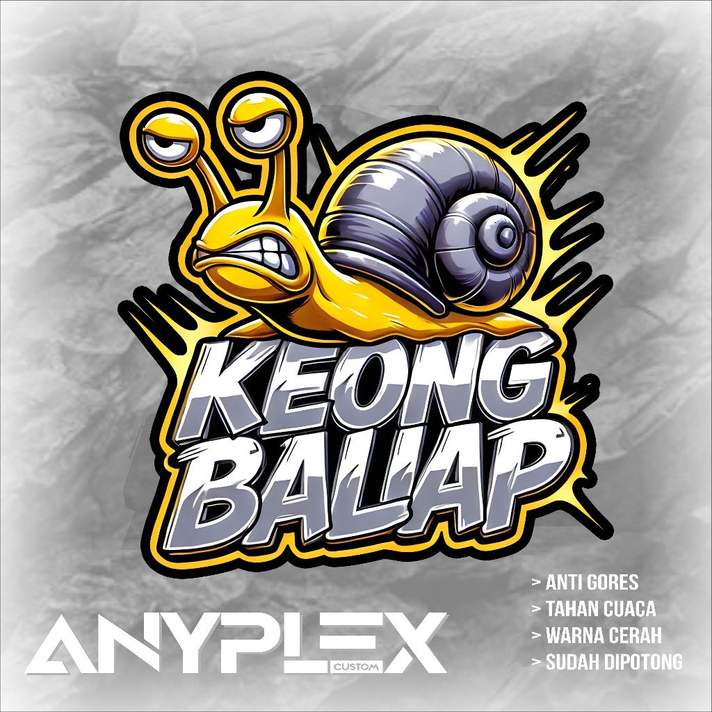 STIKER KEONG BALAP SAPI BALAPAYAM BALAP