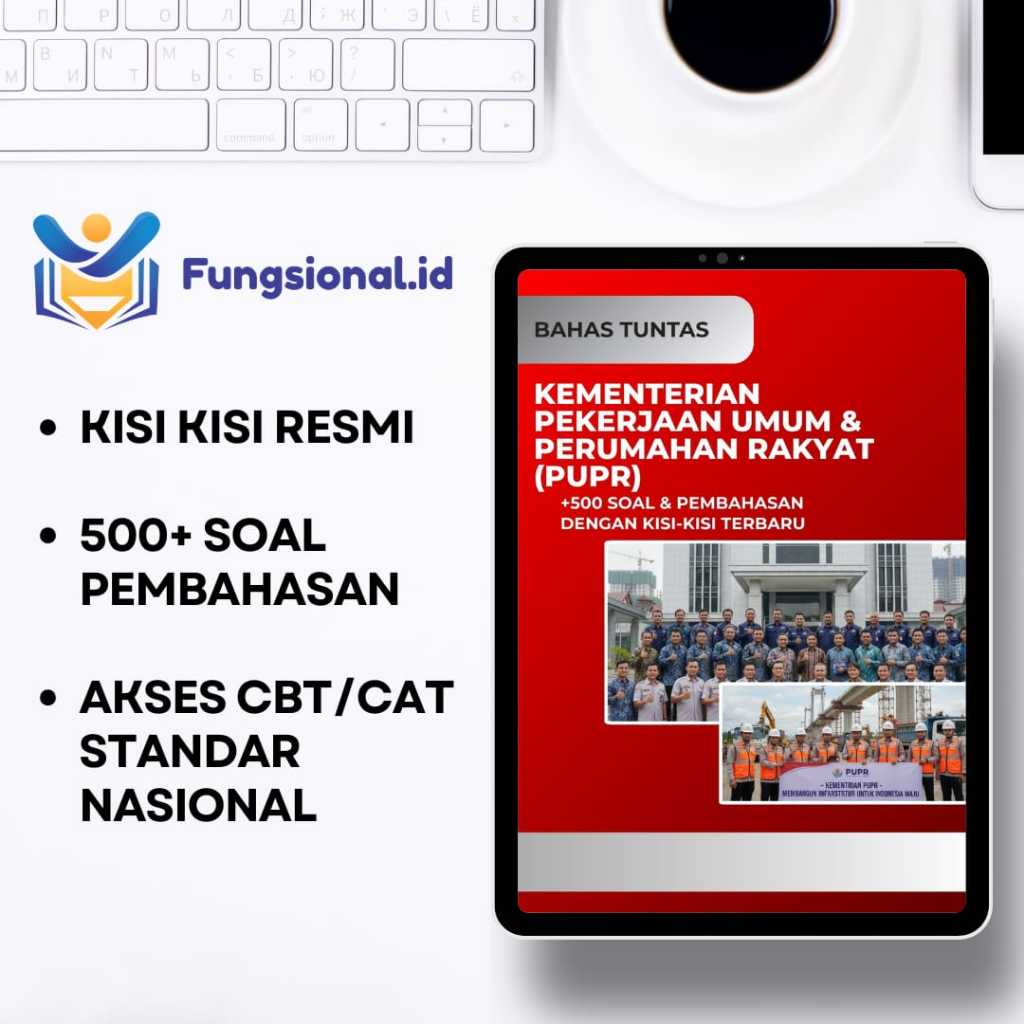 Bank Soal Kementerian Pekerjaan Umum & Perumahan Rakyat (PUPR) + Kunci Jawaban - PPPK CPNS Uji Kompe