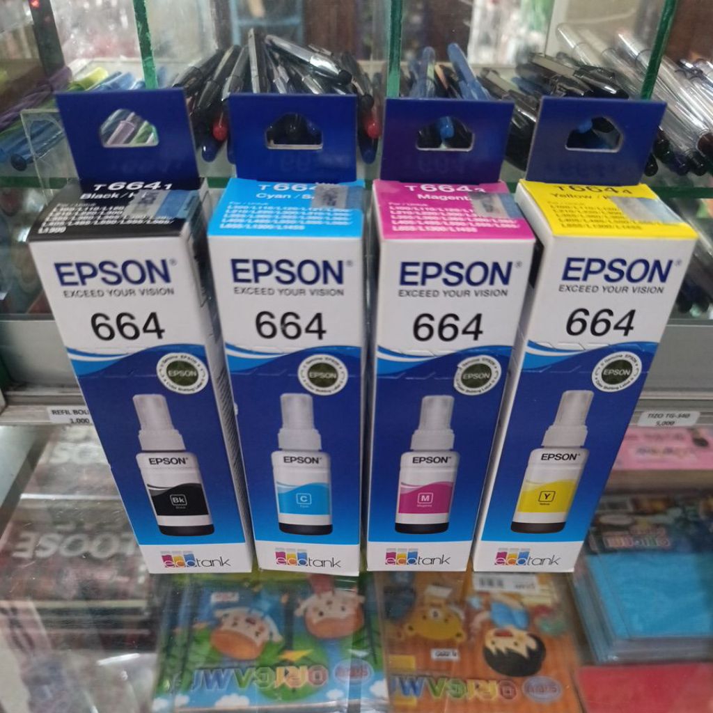 Tinta printer EPSON 664 ORIGINAL