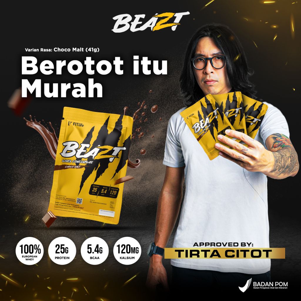 Fitlife Beazt sachet whey protein