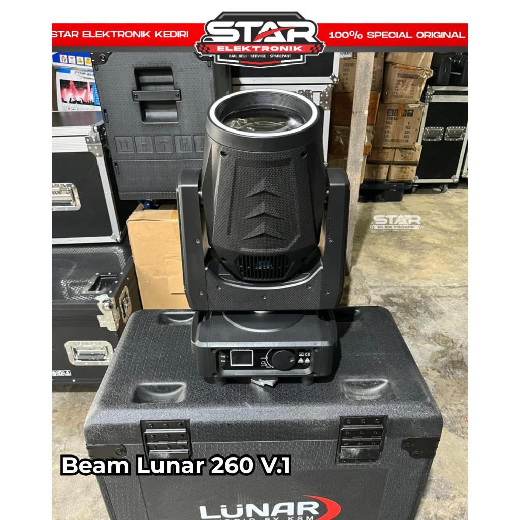 Star Elektronik Beam Lunar 260 V.1 Lampu Panggung Efek Beam Moving Head 260 W dengan Roda Warna & Go