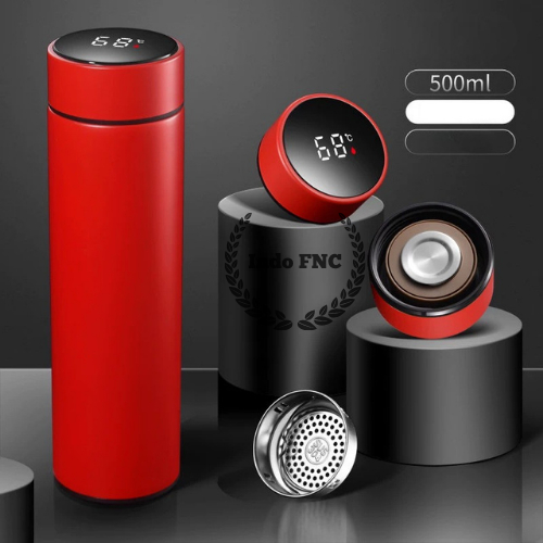 termos led merah 500ml