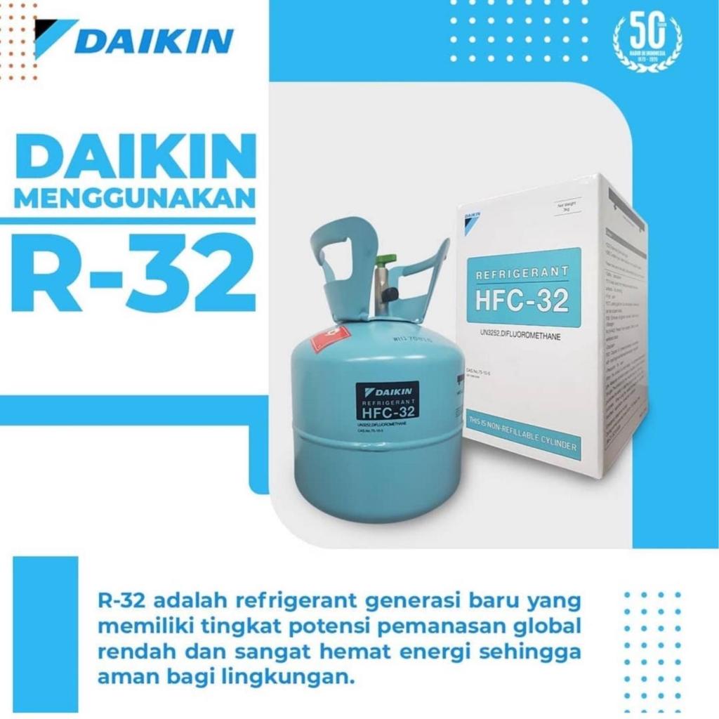 FREON R32 DAIKIN ORIGINAL, REFRIGERANT R32 DAIKIN (3Kg)