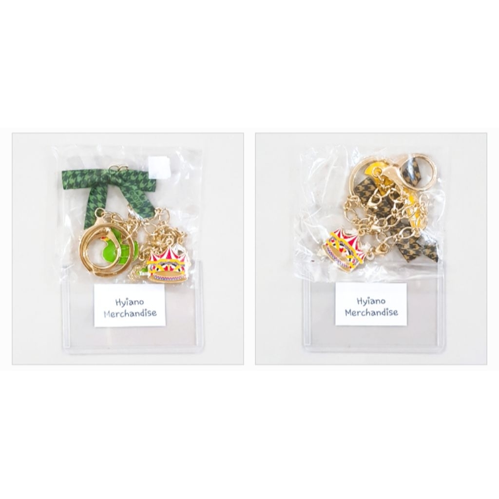 Idolish7 Wonder Light Bag Charm Metal Keyholder