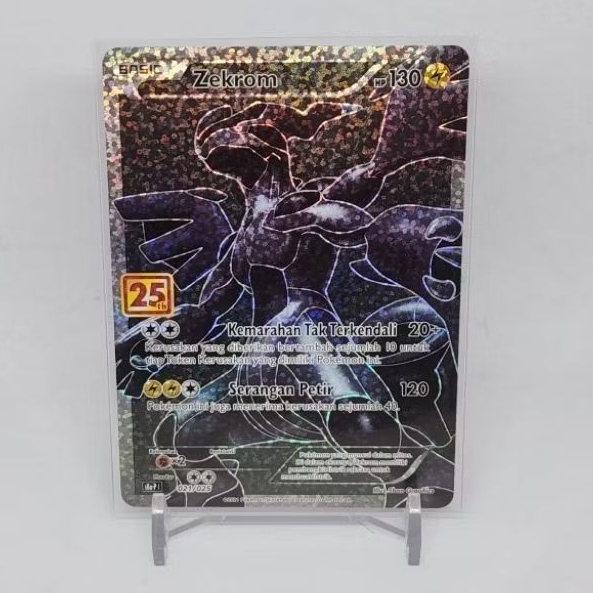 Zekrom 25th 25 th Indonesia Pokemon TCG Indonesia
