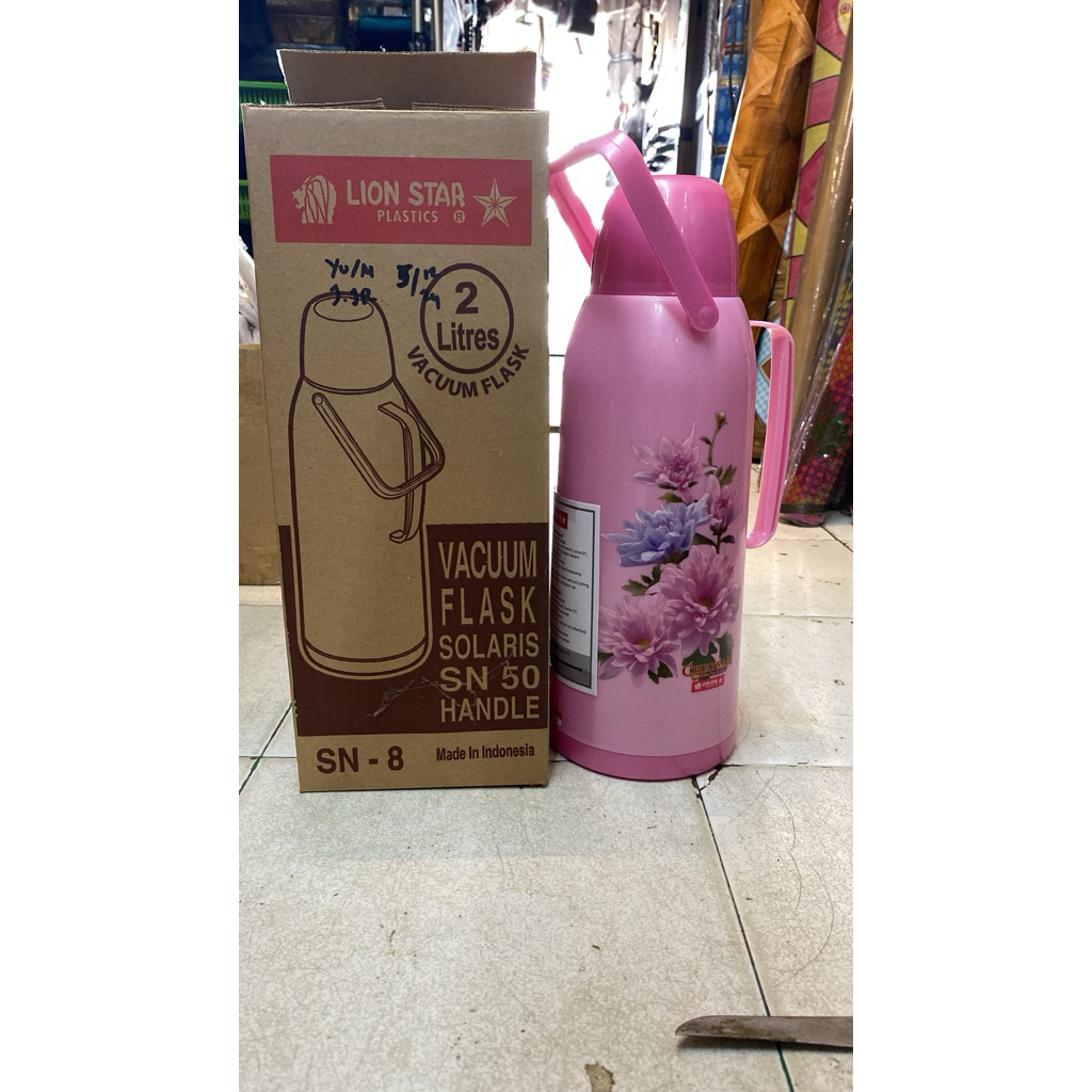 termos air panas lion star 2 Liter/ Vacum Flask