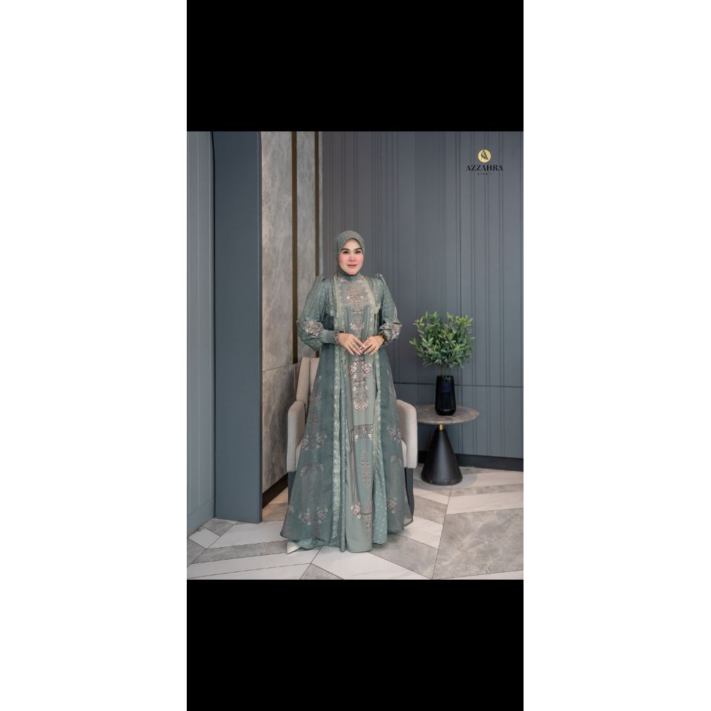 GAMIS SET HIJAB AZZAHRA SYAR'I PREMIUM