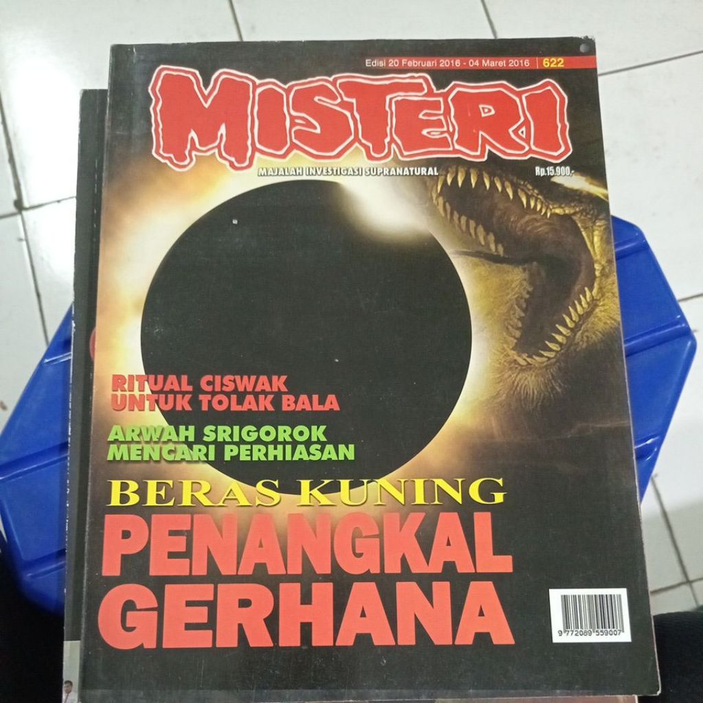 MAJALAH MISTERI 2016 BUKU BEKAS