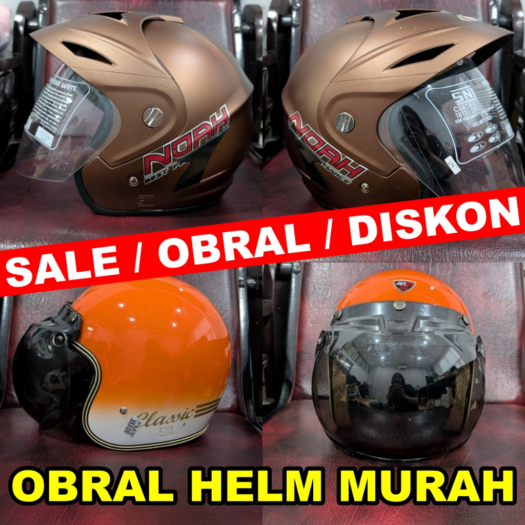 Helm SNI Murah OBRAL EX DISPLAY / CACAT PRODUKSI PABRIK